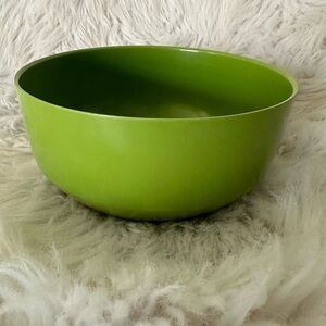 ROSTI Melamine, Green mixing bowl Denmark, design Sigvard Bernadotte